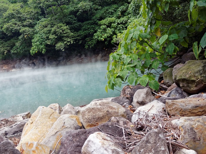 nature in taiwan beitou hot spring