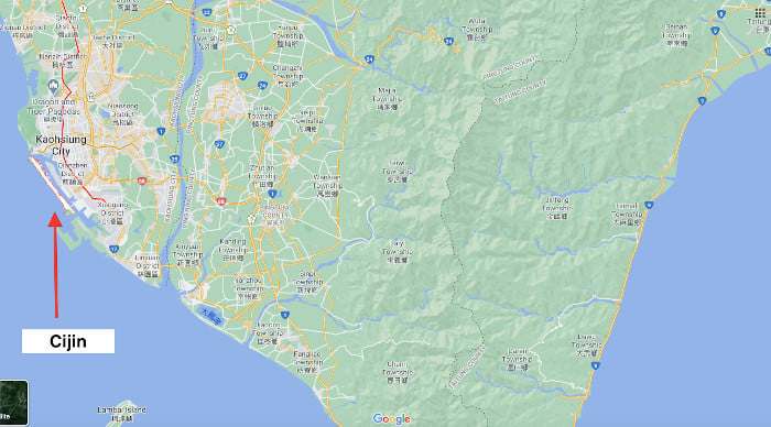 Cijin-island-map